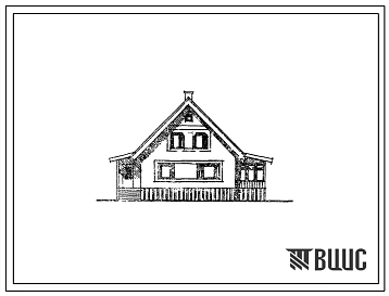 Типовой проект 143-221-8.83 Дом с пятикомнатной квартирой типа 5Б. Общая площадь 105 м2 (СТЕНЫ ИЗ ГАЗОСИЛИКАТНЫХ БЛОКОВ, Перекрытия деревянные. Полное инженерное благоустройство. Для Московской области Одноэтажные, Мансардные)