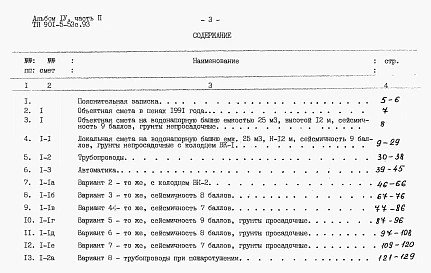 Альбом 4 Сметы. Часть 1. Башня ВБР-15У-12с. Часть 2. Башня ВБР-25У-12с. Часть 3. Башня ВБР-25У-15с. Часть 4. Башня ВБР-50У-18-1с. Часть 5. Башня ВБР-50У-18-2с.