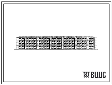 Типовой проект ТДСК-71А/77-14сп/1 Дом четырехэтажный шестисекционный крупнопанельный 56-квартирный (однокомнатных 1Б — 8, двухкомнатных 2А -8, трехкомнатных 3Б -24, четырехкомнатных 4Б — 16).