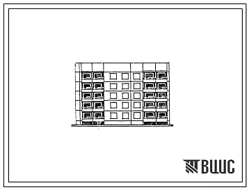 Типовой проект 90-0244.13.88 Блок-секция 5-этажная 19-квартирная угловая-торцовая (левая) 1-2-3-3 (для г. Иваново)