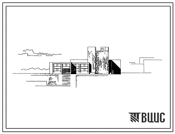 Типовой проект 264-12-106 Сельский дом культуры со зрительным залом на 300 мест. Для строительства во 2 и 3 строительно-климатических зонах.