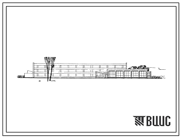 Типовой проект 224-1-85п Здание десятилетней общеобразовательной школы на 30 классных помещений (на 1176 учащихся) для строительства на просадочных грунтах 1 типа.