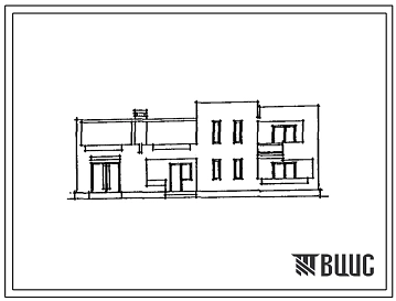 Типовой проект 144-000-888с.13.91 5-ти комнатный жилой дом с внутренним двориком (зеркальный вариант) из местных материалов для индивидуальных застройщиков в городах и поселках городского типа республики Грузия