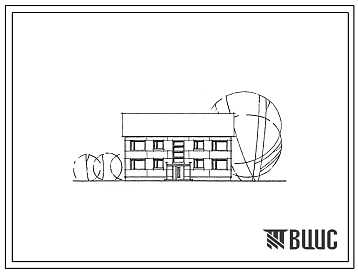 Типовой проект 111-11-39  Двухэтажный четырехквартирный секционный каркасно-панельный жилой дом с двух-трехкомнатными квартирами (двухкомнатных  2, трехкомнатных  2). Для строительства во II и III строительно-климатических зонах (Для 1-3 проектно-строител