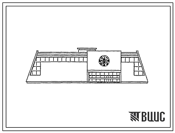 Типовой проект 291-8-20с.87 Спортивно-оздоровительный корпус в легких металлических конструкциях с залом 36х18 м (ФОЗ-1-с). Сейсмичность 7, 8, 9 баллов. Здание одноэтажное. Стены из трехслойных металлических панелей.