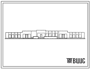 Типовой проект 274-30-125с.13.87 Торговый центр поселка типа 2. Для Киргизской ССР