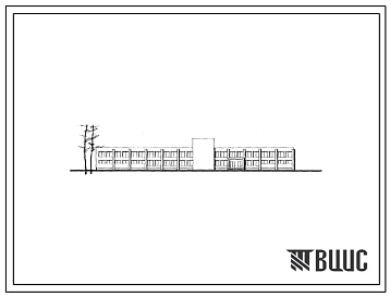Типовой проект 234-2-35 Универсальный общественно-бытовой корпус техникумов и профтехучилищ на 720 учащихся со стенами из кирпича, для строительства в 1В климатическом подрайоне, 2 и 3 климатических районах