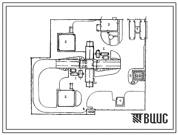 Типовой проект 812-01-104.87 Завод обработки и хранения семян зерновых культур мощностью 5000 т в сезон с 2 линиями (для зон с расчетной влажностью семян до 20% вариант с сушилкой М-819)
