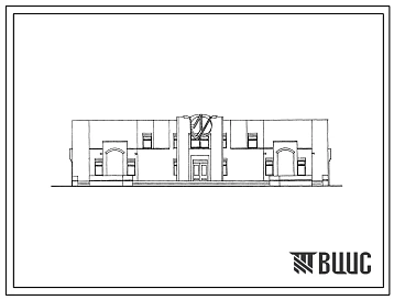Типовой проект 264-12-273.86 Клуб (стены кирпичные) на 300 посетителей (зал на 200 мест)