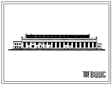 Типовой проект 816-59 Ремонтная мастерская со специализированными линиями ремонта на 400 комбайнов СК-4, 900 тракторов типа ДТ-75 и 1200 тракторов типа МТЗ, 900 автомобилей типа ЗИЛ и ГАЗ в год при полном обеспечении агрегатами. (Главный корпус).