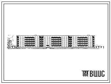 Типовой проект 114-87-66/1 Пятиэтажный шестисекционный жилой дом на 90 квартир (однокомнатных 1Б-21; двухкомнатных 2Б-29; трехкомнатных 3А-30, 3Б-10).