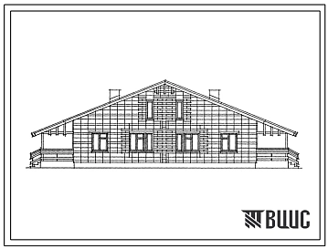 Типовой проект 184-188-13.1.87 1-этажный 2-квартирный жилой дом с 4-комнатными квартирами со стенами из мелких блоков ячеистого бетона. 1,2,3 уровни инженерного обеспечения. Для Нечерноземной зоны РСФСР.