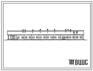 Типовой проект 801-3-61.86 Родильная на 100 коров. Доение - в доильные ведра. Раздача кормов и удаление навоза - транспортерами 13. Размеры здания - 21x60 м. Расчетная температура:-30, -40°С. Стены - панельные трехслойные железобетонные. Покрытие - железо