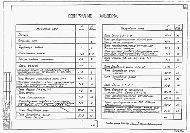 Альбом 1 Технологическая и архитектурно-строительная часть