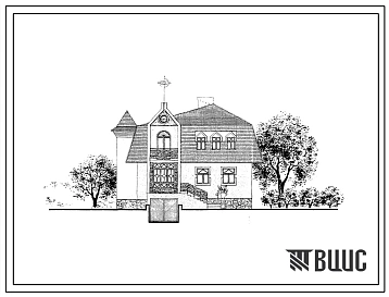 Типовой проект У.184-000-849.92 Шестикомнатный усадебный дом. Варианты использования: Семейный детдом на 12 детей. Пансионат-гостиница для отдыха