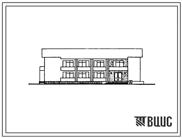 Типовой проект 224-3-32с.86 Интернат при школе (спальный корпус) на 80 мест. Для строительства в сельской местности