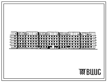 Типовой проект 163-123-44м.86 Общежитие 5-этажное на 408 человек для рабочих и служащих