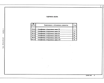 Альбом 5 Спецификации оборудования 