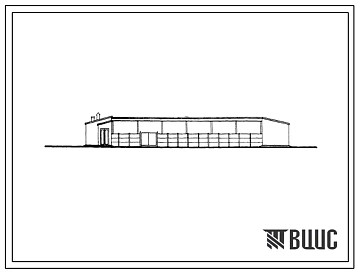 Типовой проект 804-25 Конюшня с баз-навесом на 100 кобыл с жеребятами или 100 голов молодняка.