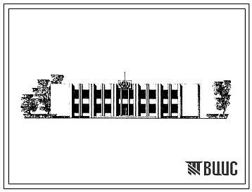 Типовой проект 264-20-43 Здание райисполкома на 75 сотрудников для сельских населенных мест со стенами из кирпича. Для строительства в 1В климатическом подрайоне, во 2 и 3 климатических районах.