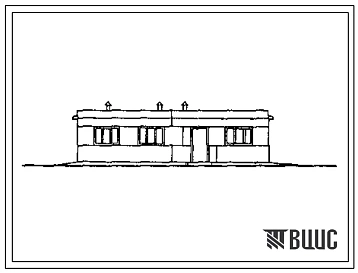 Типовой проект 807-10-75.85 Амбулатория ветпунктов ферм крупного рогатого скота (с электротеплоснабжением). Размеры здания - 9x12 м. Расчетная температура: -20, -30°С. Стены панельные легкобетонные. Покрытие железобетонные плиты по железобетонным балкам