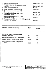 Часть 5-С Выпуск 2 Связь и сигнализация Раздел 1.Х.1 Чертежи, изменяемые при привязке
