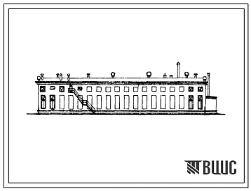 Типовой проект 816-74 Центральная ремонтная мастерская для хозяйств с парком на 100 тракторов. Для строительства в районах с расчетной наружной температурой -20, -30 и -40 0С.