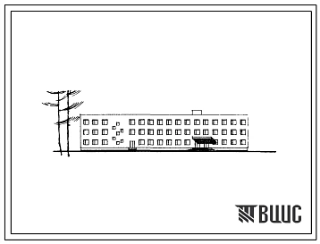 Типовой проект 234-2-37 Универсальный учебный корпус техникумов и профтехучилищ на 720 учащихся со стенами из кирпича, для строительства в 1В климатическом подрайоне, 2 и 3 климатическом подрайоне, 2 и 3 климатических районах