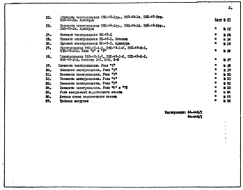 Часть 2 Рабочие чертежи электропанелей ЭВП-49-1-1, ЭВП-49-1-2, ЭВП-49-2-1, ЭВП-49-2-2 надземной части здания