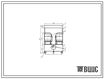 Шифр 1С160.В1.16.25,5.11х2.ПС Насосная установка 1С160.В1.16.25,5.11х2-1.1.4
