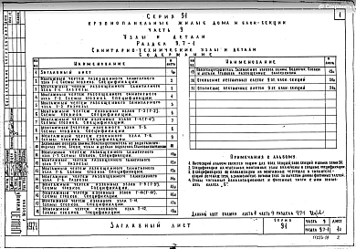 Часть 9 Раздел 9.7-1 Санитарно-технические узлы и детали