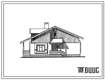 Типовой проект 184-16-119.13.88 Одноэтажный 1-квартирный жилой дом с 3-комнатной квартирой со стенами из кирпича (для строительства в Ленинградской области)