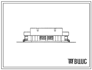 Типовой проект 181-219-26.87 Одноэтажный двухквартирный жилой дом с 3-комнатными квартирами