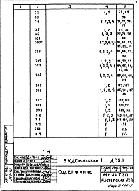 Альбом 1 ДС55 Машинные помещения лифтов. Детали узлов.