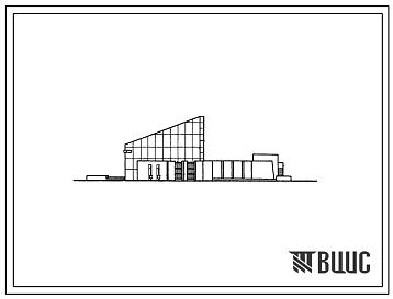 Типовой проект 264-14-3 Летняя стационарная эстрада на 400 зрительных мест. Для строительства во 2 и 3 строительно-климатических зонах. Тип 2.