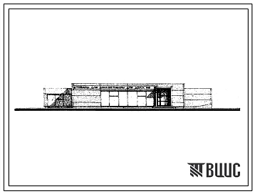 Типовой проект 272-12-39с Унифицированное здание непродовольственного магазина торговой площадью 400 м2. Для строительства в IVА и IVГ климатических подрайонах сейсмичностью 7, 8 и 9 баллов.