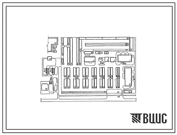 Типовой проект 816-01-69.85 Ремонтно-техническая база районных объединений «Сельхозхимия» с обслуживанием до 200 тракторов.