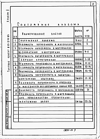 Альбом 5 Ведомости потребности в материалах
