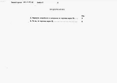 Альбом 2 Ведомости потребности в материалах