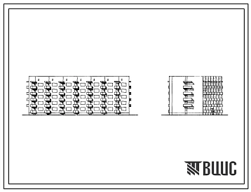 Типовой проект 85-046/1 Пятиэтажная блок-секция на 64 квартиры (однокомнатных 1А-26, 1Б-34, двухкомнатных 2А-4) для малосемейных. Для строительства в 1В климатическом подрайоне, 2 климатическом районе