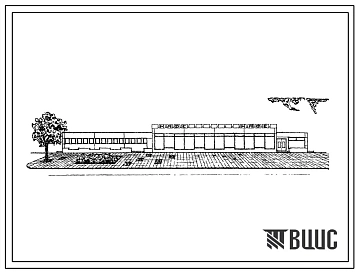 Типовой проект 272-22-23 Здание кафе общего типа на 200 мест в полносборных конструкциях серии ИИ-04, для строительства в 1В климатическом подрайоне, 2 и 3 климатических районах