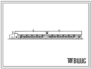 Типовой проект 801-193 Коровник на 200 коров привязного содержания с молочным блоком.