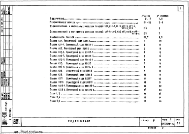 Альбом 20 Керамзитобетонные панели покрытий. Часть 10, раздел 10.9-7, 10.9-8