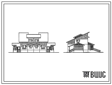 Типовой проект 141-135-265с.13.86 Дом на 2 трехкомнатные квартиры типа 3Б с двух уровнях. Общая площадь 164 м2 (СТЕНЫ ИЗ ОДНОСЛОЙНЫХ ПЕРЛИТОБЕТОННЫХ ПАНЕЛЕЙ, Для Республики Бурятия Сейсмичность 7, 8 и 9 баллов Ориентация свободная Одноэтажные,  Двухэтажны