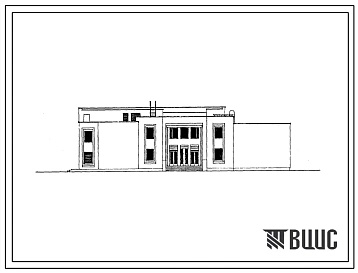 Типовой проект 264-12-249.85 Клуб на 425 посетителей (зал на 300 мест). Стены кипричные. Для строительства в сельской местности