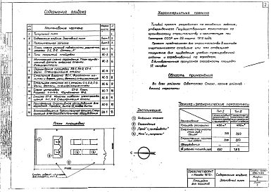 Альбом 1 Архитектурно-строительная часть, электроосвещение