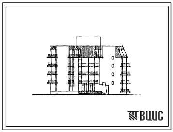 Типовой проект 248-04-73.86 Спальный корпус на 104/161 место для турбаз и баз отдыха. Со стенами из монолитного железобетона