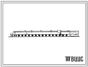 Типовой проект 805-86 Птичник на 4-4,5 тыс.кур маточного стада с содержанием на подстилке. Стены кирпичные несущие. Каркас неполный сборный железобетонный. Покрытие деревянное по железобетонным прогонам. (Для 1-5 проектно-строительных зон).