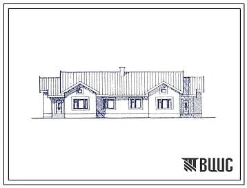 Типовой проект 183-221-9.85 Дом на 2 трехкомнатные квартиры типа 3Б. Общая площадь 141 м2 (СТЕНЫ ИЗ ГАЗОСИЛИКАТНЫХ БЛОКОВ)