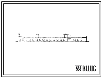 Типовой проект 801-152 Телятник на 120 голов отъемного выращивания  с родильным отделением на 22 места. Для строительства в районах с расчетной наружной температурой -10 и 20 0С.